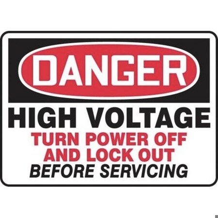 Accuform OSHA DANGER SAFETY SIGN HIGH MLKT011VS MLKT011VS